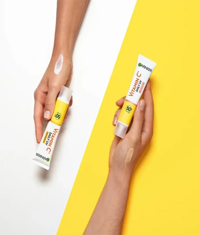 ضد آفتاب ویتامین سی گارنیر GARNIER با SPF50+