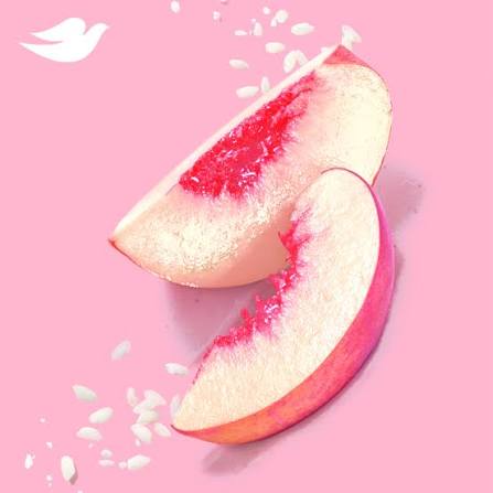 اسکراب بدن داو هلو و برنج خردشده ۴۲۵ گرم | Dove White Peach