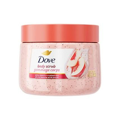 اسکراب بدن داو هلو و برنج خردشده ۴۲۵ گرم | Dove White Peach